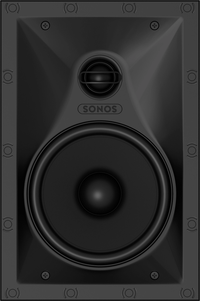Sonos by Sonance In-Wall Speaker 6" Paintable (Pair)