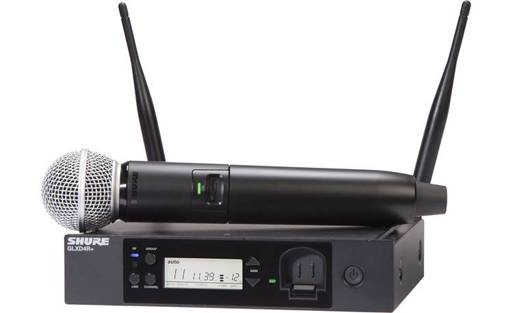 GLXD24R+/SM58 Digital Wireless Rack System with SM58 Vocal Microphone