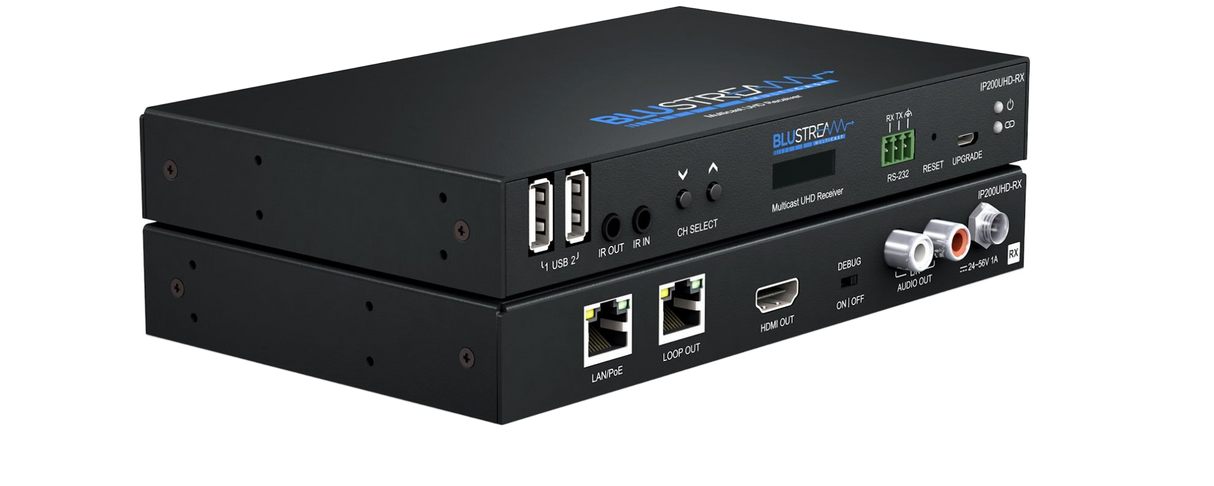 IP200UHD-RX HDMI Over Ip Receiver 4k With Poe HDCP & 2.2