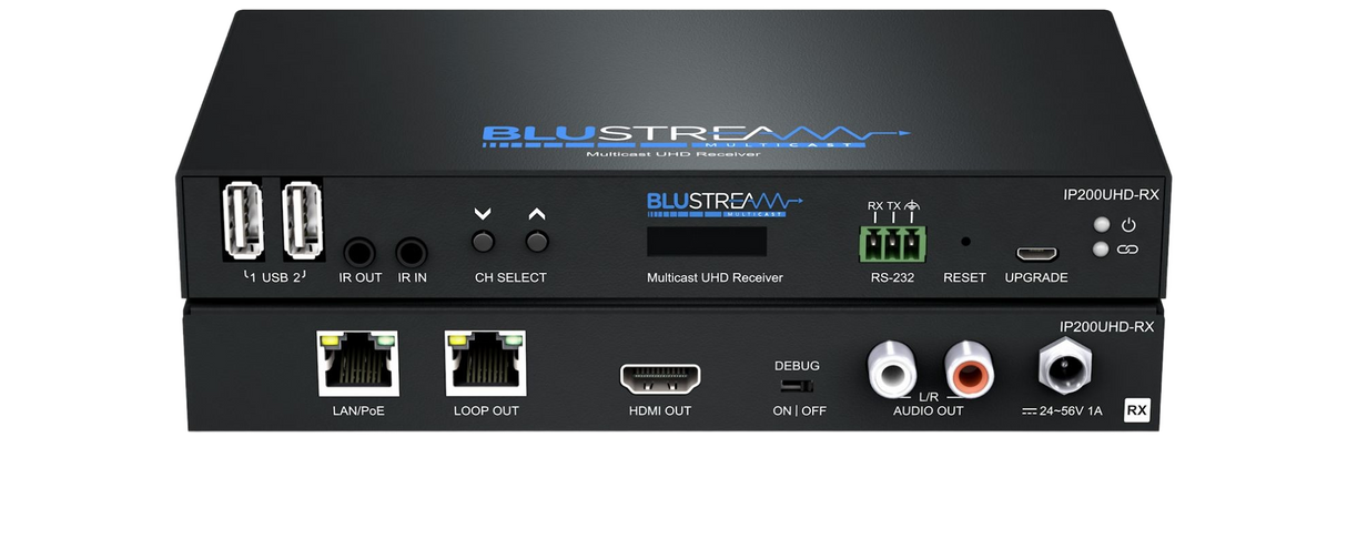 IP200UHD-RX HDMI Over Ip Receiver 4k With Poe HDCP & 2.2