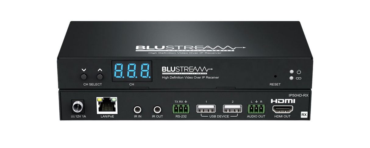 IP50HD-RX Contractor Series HD Video Receiver Over 100mbps Network