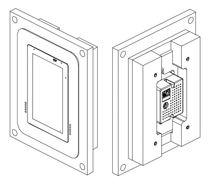 IST-5-FMK 5" Intelligent Surface Touchpanel Flush Mount Kit