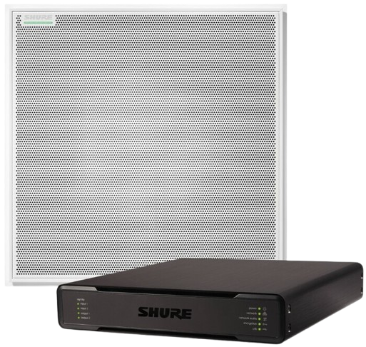 MXA920W-S + P300-IMX Bundle: Ceiling Array Microphone + Audio Conferencing Processor