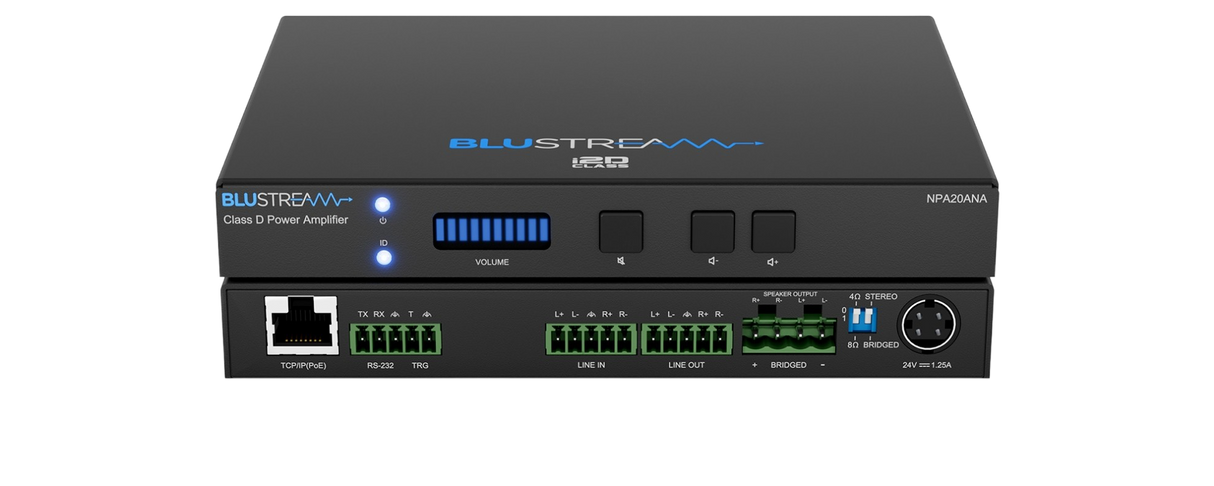 NPA20ANA Analog Audio Networked Power Amplifier 20W