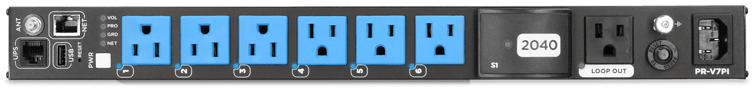 PR-V7PI 7 Outlet Vertical Smart Power