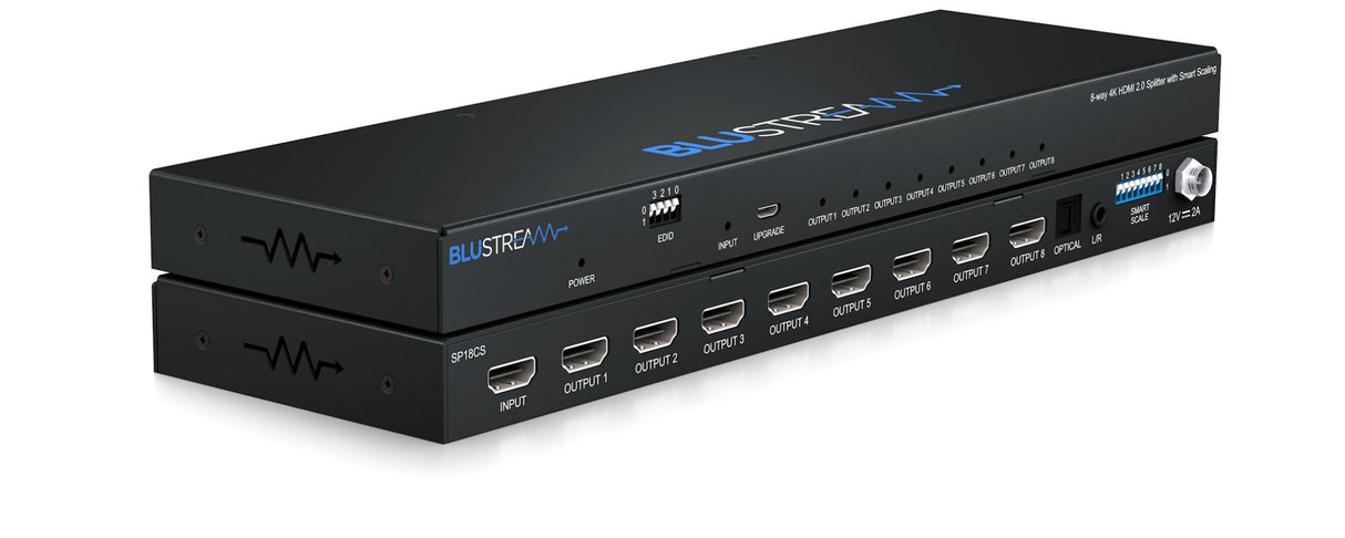 SP18CS 8-Way 4K HDMI 2.0 HDCP 2.2 Splitter