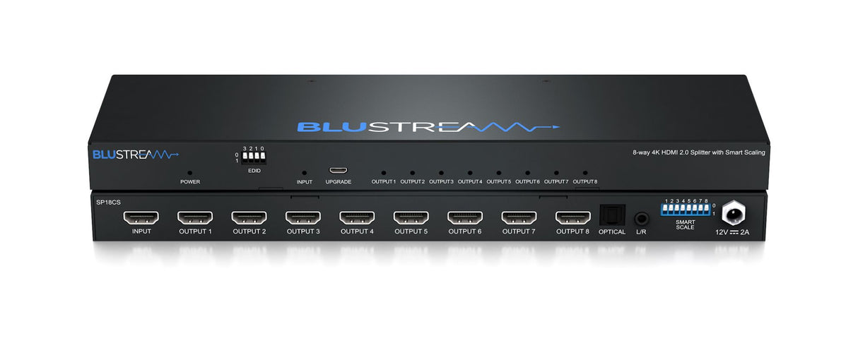 SP18CS 8-Way 4K HDMI 2.0 HDCP 2.2 Splitter