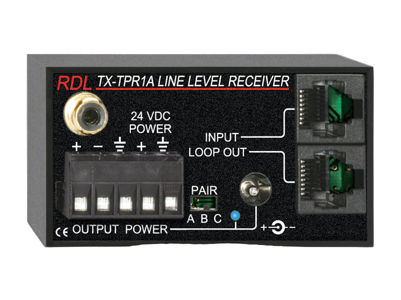 TX-TPR1A Active Single-Pair Receiver Twisted Pair Format-A Balanced Line Output