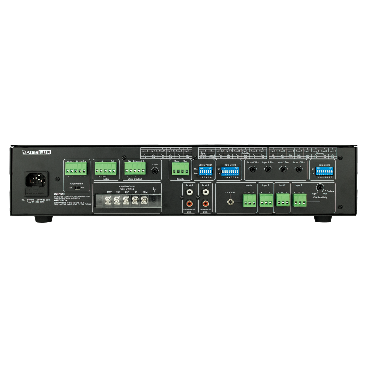AA120G Mixer Amplifier 6 Input 120W