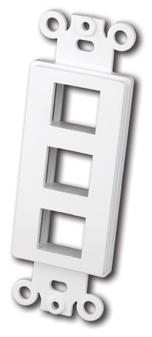 820323 Decor Style Multi-Media Wall Plate Insert