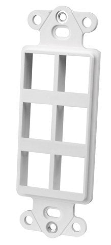 820326 Decor Style Multi-Media Wall Plate Insert