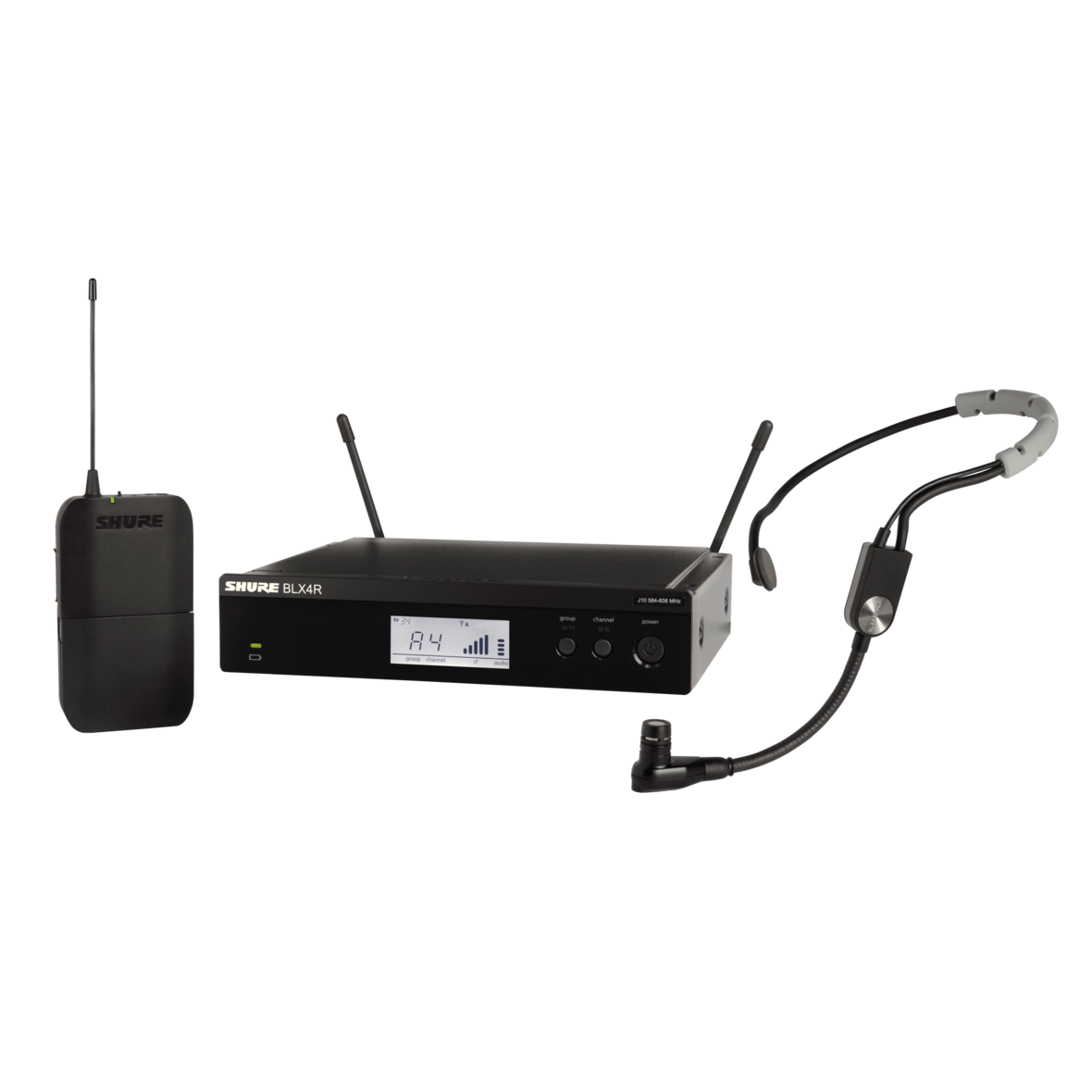 BLX14RSM35 Wireless Rack-mount Headset System with SM35 Headset Microphone