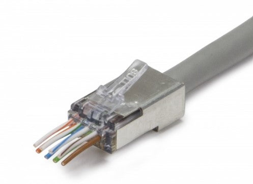202049J ezEX38 Shielded RJ45 Internal Ground 50/Jar