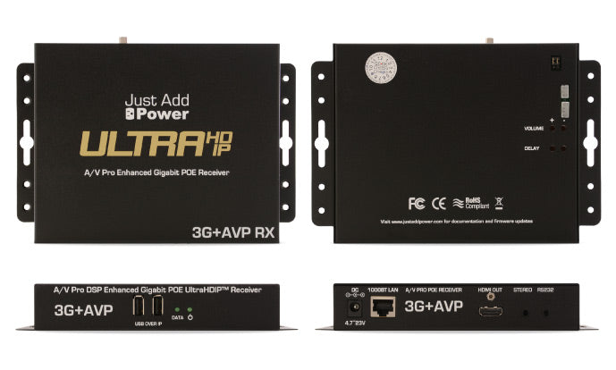 Just Add Power 518AVP 3G 4K AVPro Receiver POE