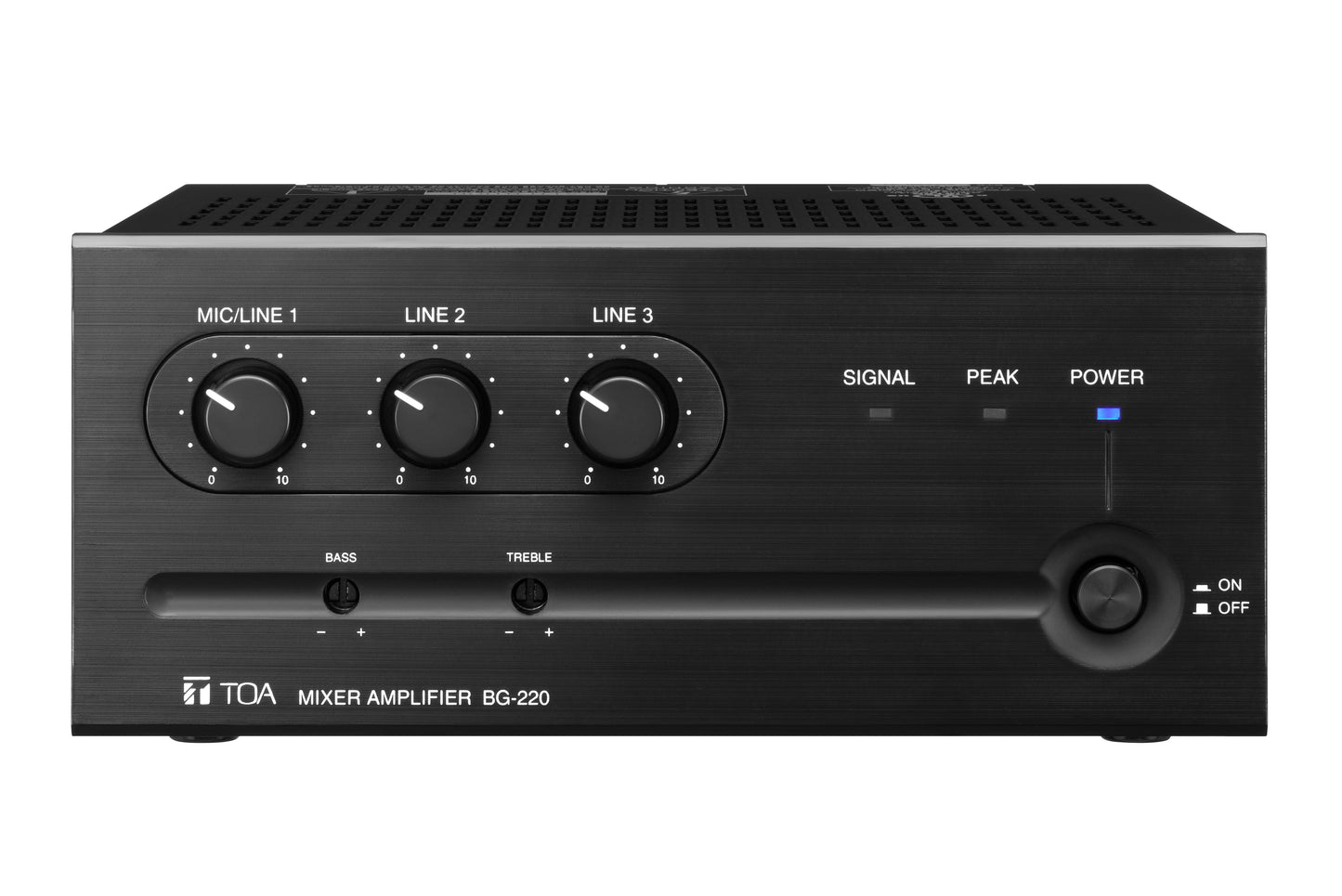 TOA BG220 Mixer/Amplifier 20W Three Inputs MOH Output Auto Mute