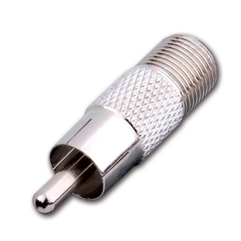 Vanco VAD10 Female "F" to RCA Male Plug Adapter