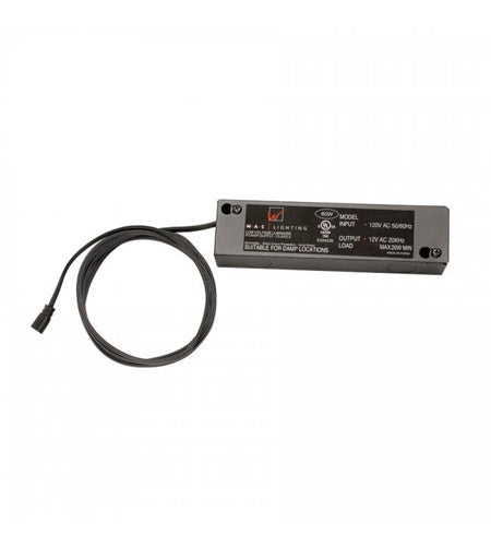 WAC Lighting EN-24100-RB2-T Class 2 Enclosed Electronic Transformer 120V/24V Power Supply