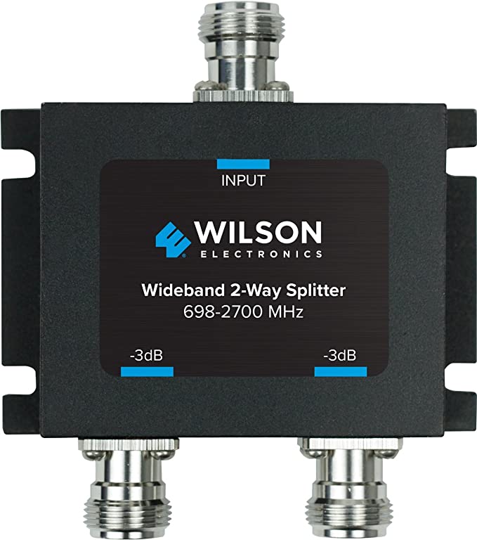 Wilson Electronics 859957 Splitter 2 Way -3 dB 698-2700 MHz w/N Female Connectors