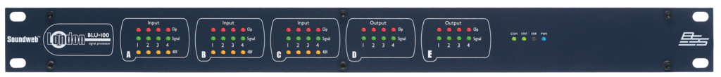 BLU100 Signal Processor 12x8 with BLU link