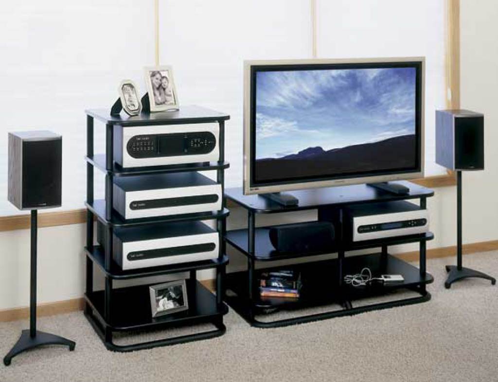 EFAB-B1 Euro Series Modular Audio Stand Base Black