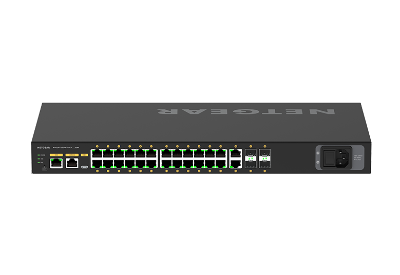 GSM4230P-100NAS M4250-26G4F-PoE+ AV Line Managed Switch