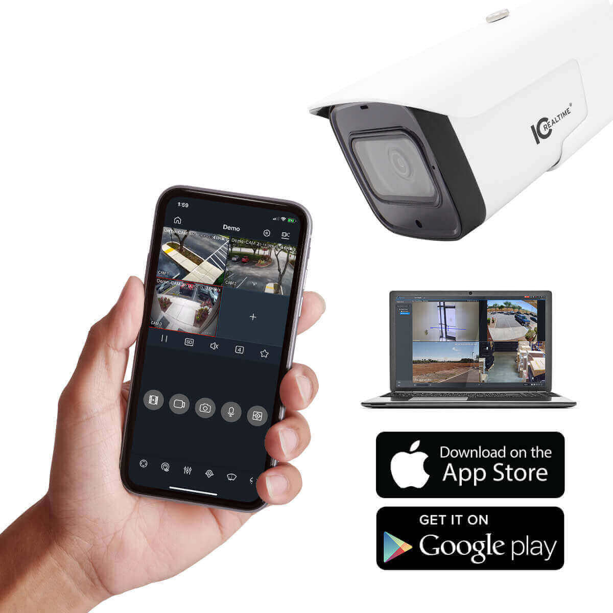 IPEG-B40V-IRW2 EDGE Camera 4MP IP Indoor/Outdoor Mid-Size Bullet