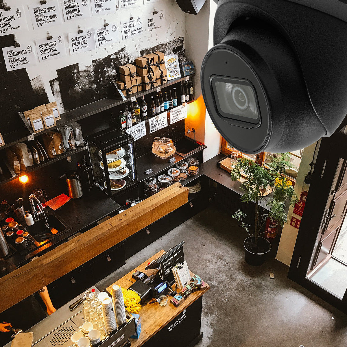 IC Realtime IPMX-E20F-IRB2 2MP IP Black Eyeball Dome Fixed 2.8mm Lens