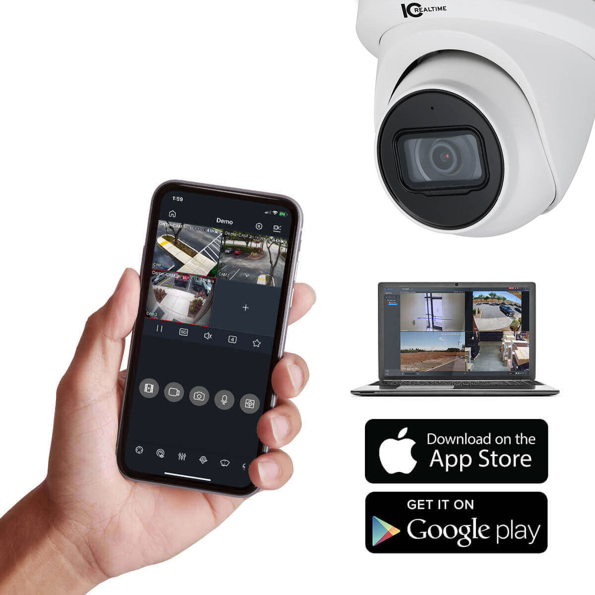IC Realtime IPMX-E20F-IRW2 Camera 2MP IP Indoor/Outdoor