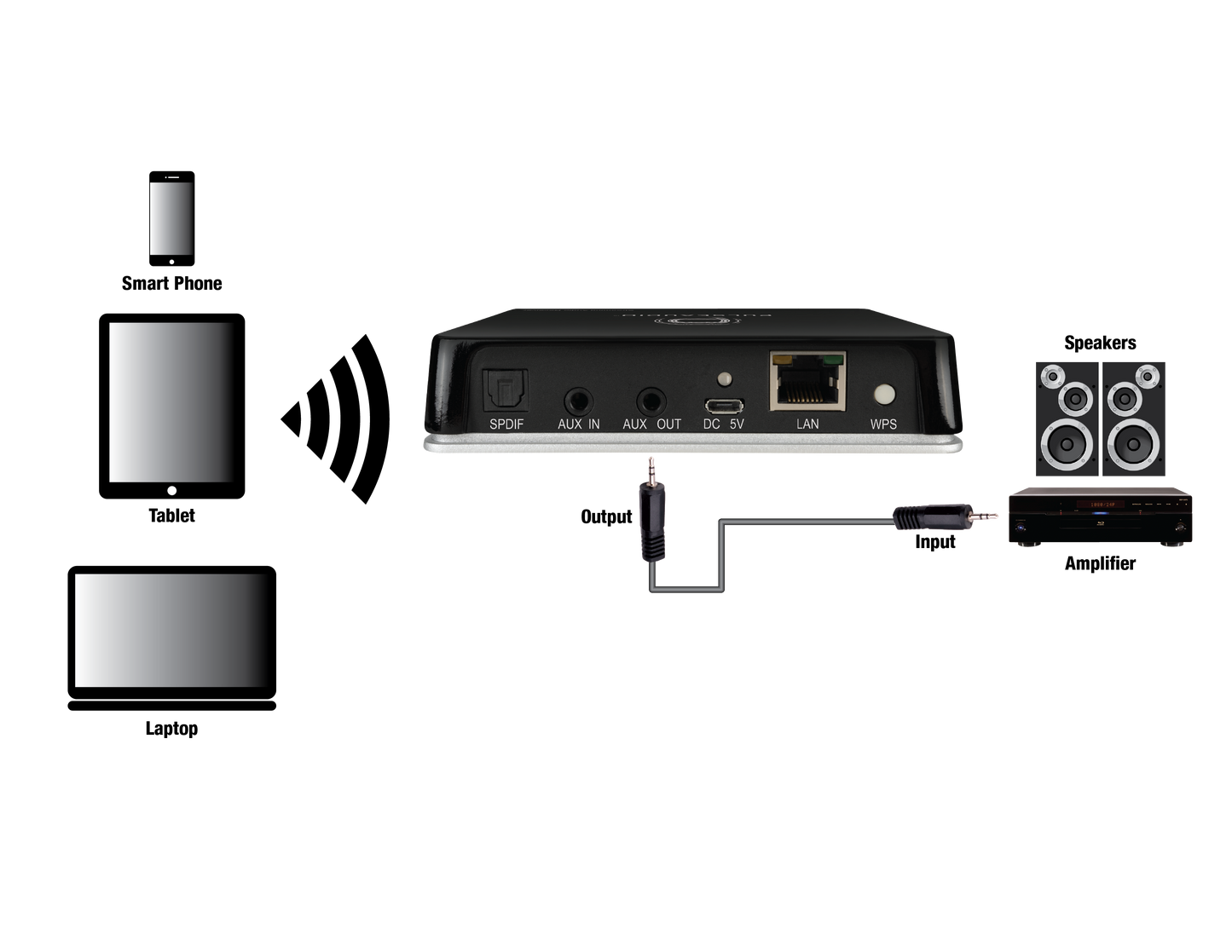 Pulse Audio PASTREAM2 Streaming Audio Receiver