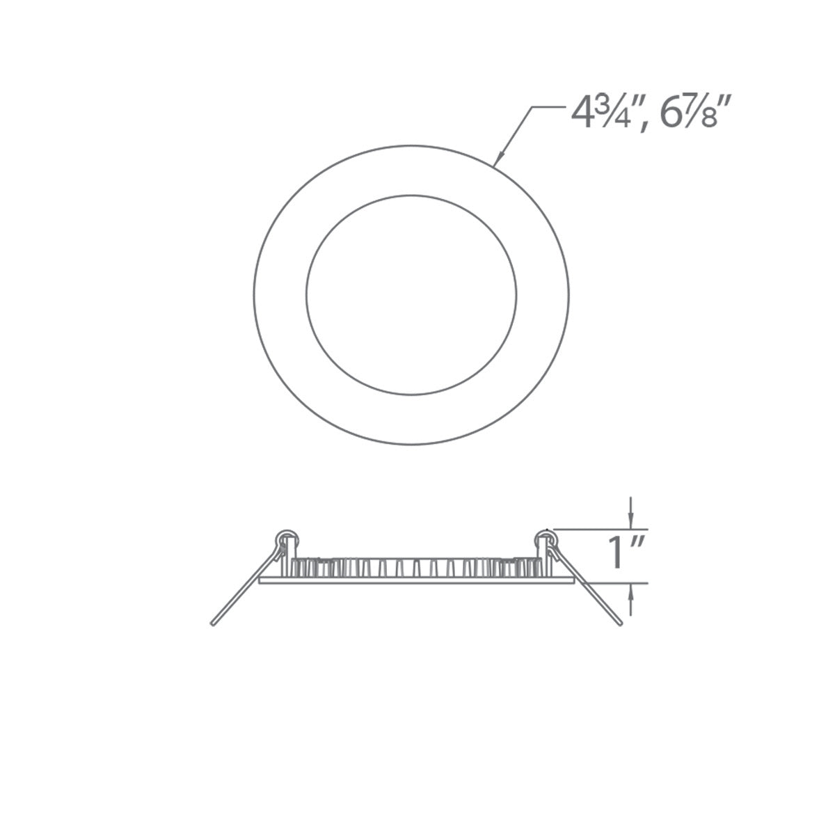 R4ERDR-W9CS-WT Lotos 4″ Round Downlight 5CCT