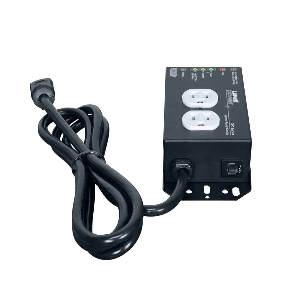 Lowell RPC15 Power control Remote 15A Duplex Outlet 6' Cord