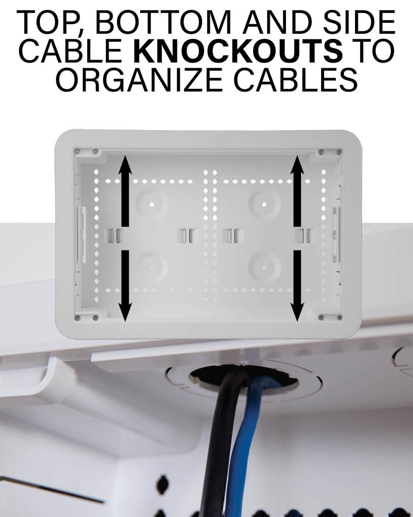 SAIWB9W1 TV Media In-Wall Box 9"