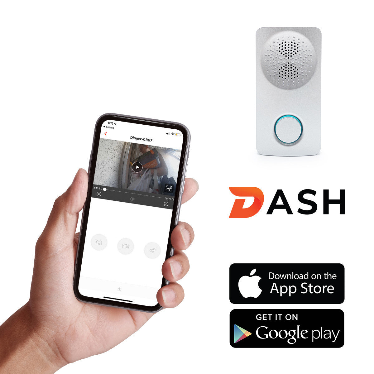 SINGER Wireless Door Chime For Dinger Pro