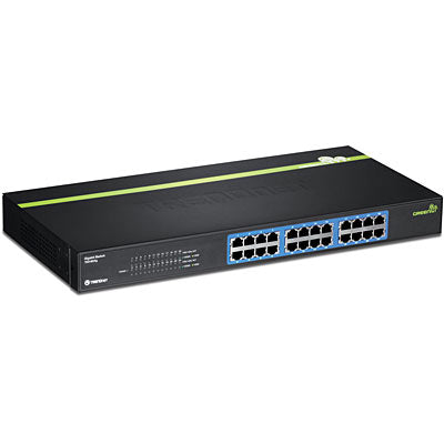 TEGS24g 24 port Gigabit GREENnet Switch (Rack Mount)
