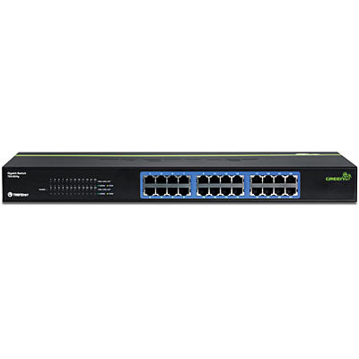 TEGS24g 24 port Gigabit GREENnet Switch (Rack Mount)