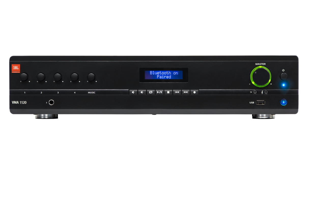 NVMA1120-0-US 5 Input 120W 70V & 8Ohm Bluetooth Mixer/Amplifier