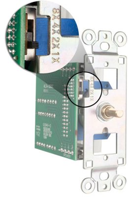 ALT126R Volume Control 126W Impedance Matching White and Light Almond