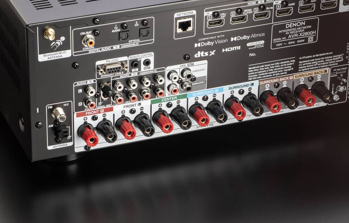 AVRX2800H 7.2 Channel 8K AV Receiver 95W Per Channel