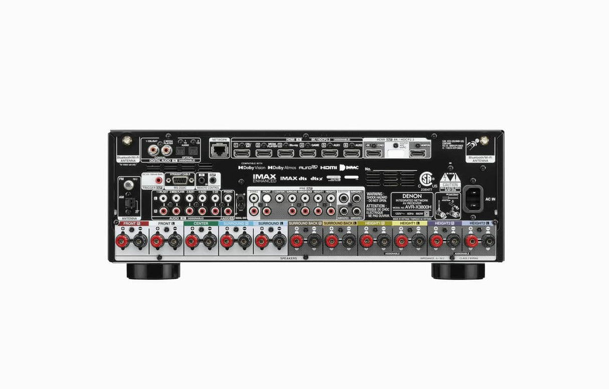 AVRX3800H 9.4 Channel 105W 8K AV Receiver with HEOS® Built-in