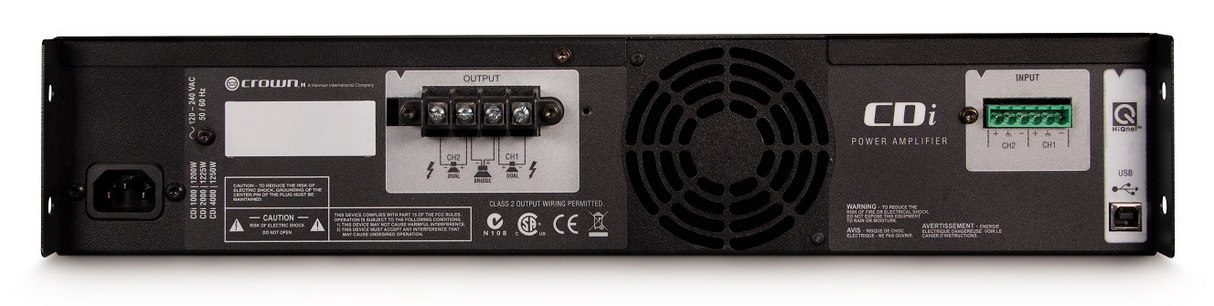 CDi4000 2 Channel 1200W Power Amplifier