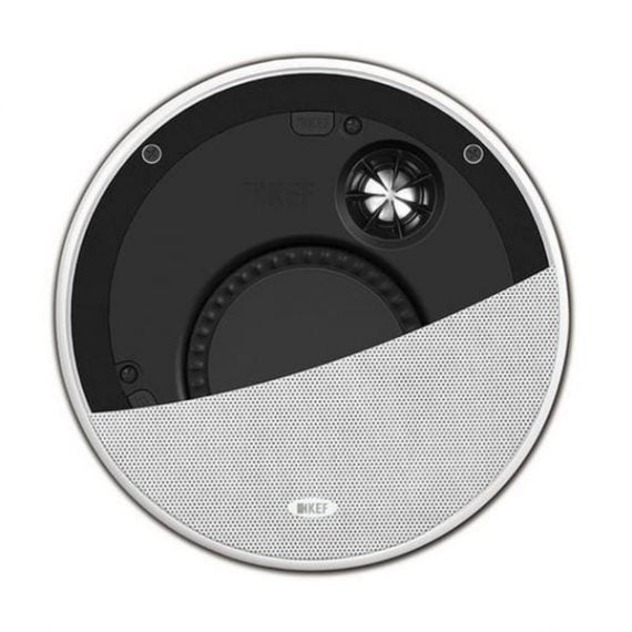 KEF Ci160TR In-Ceiling Speaker Shallow Depth Round Each