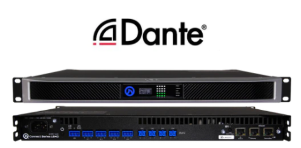 CONNECT 164D Amplifier 4 Channel 160W Dante