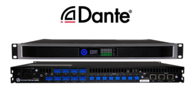 CONNECT 168D Amplifier 8 Channel 160W Dante