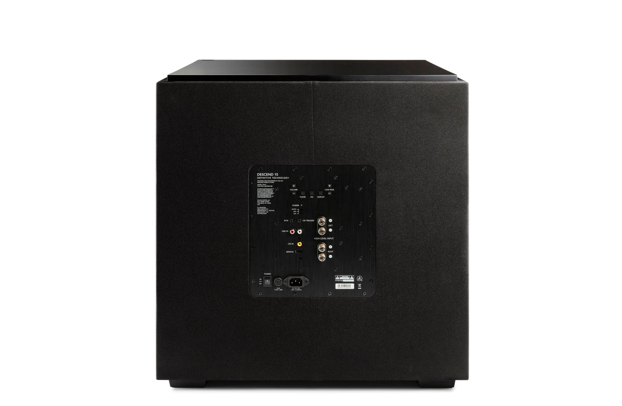 DNSUB15 15" 1500W Subwoofer with Dual 15" Bass Radiators