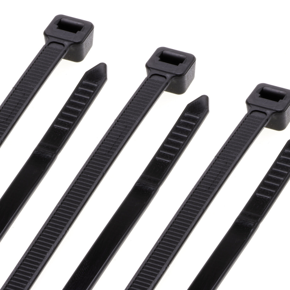 Ultraviolet Cable Ties Black 50lb 100PK 6-18"