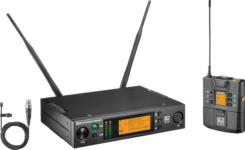 RE3BPOL5H Wireless UHF Omni Lavalier Set with OL3 Mic