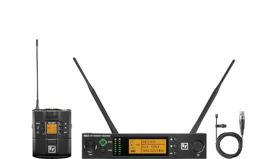 RE3BPOL5H Wireless UHF Omni Lavalier Set with OL3 Mic