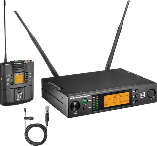 RE3BPOL5H Wireless UHF Omni Lavalier Set with OL3 Mic