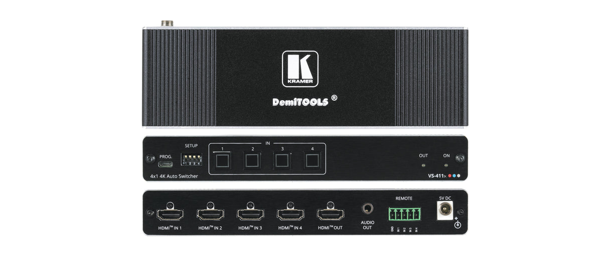 VS411X 4x1 4K HDR HDMI Auto Switcher