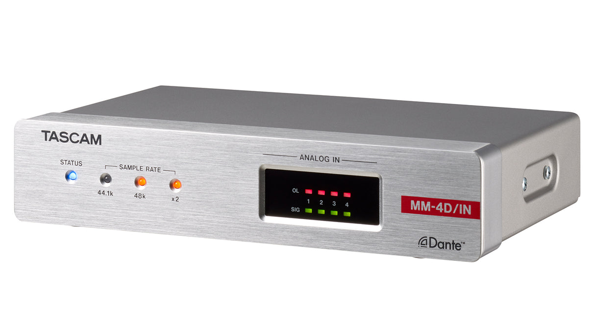MM4D/IN-E 4 Mic/Line Input Dante Converter W/DSP Mixer